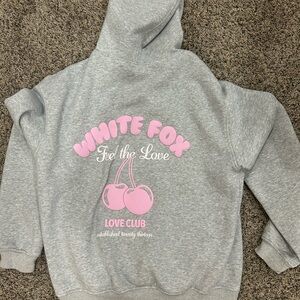 white fox hoodie